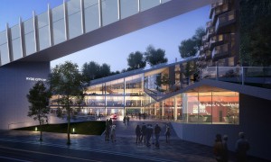 Ryde-City-Hub-by-The-Beijing-Institute-of-Architectural-Design-South-China-Center- West-entrance-view