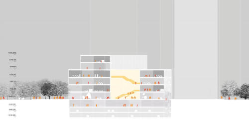 Schmidt Hammer Lassen Architects Beijing Vanke Times Center Section 01