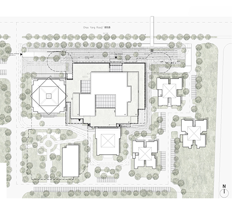 Schmidt Hammer Lassen Architects Beijing Vanke Times Center Site plan