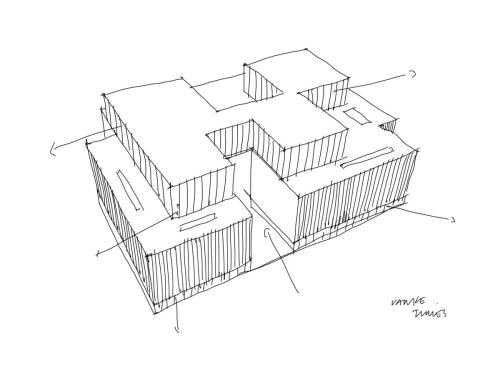 Schmidt Hammer Lassen Architects Beijing Vanke Times Center sketch 1